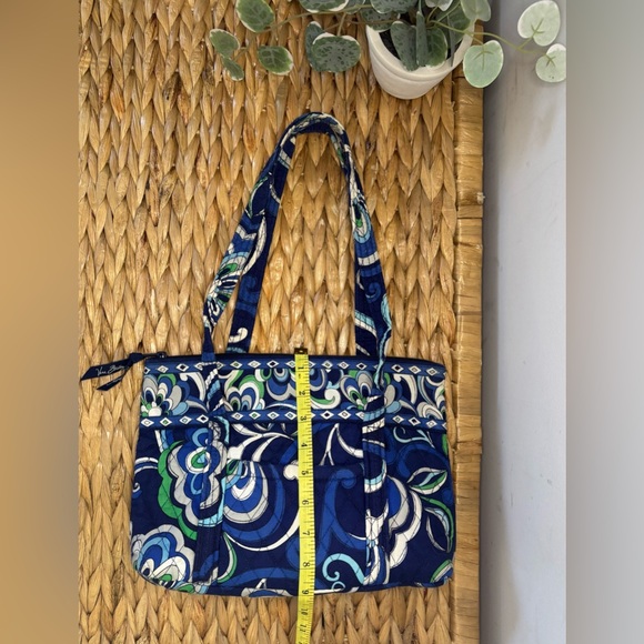 Vera Bradley Floral Blue Tote Bag - Picture 12 of 16